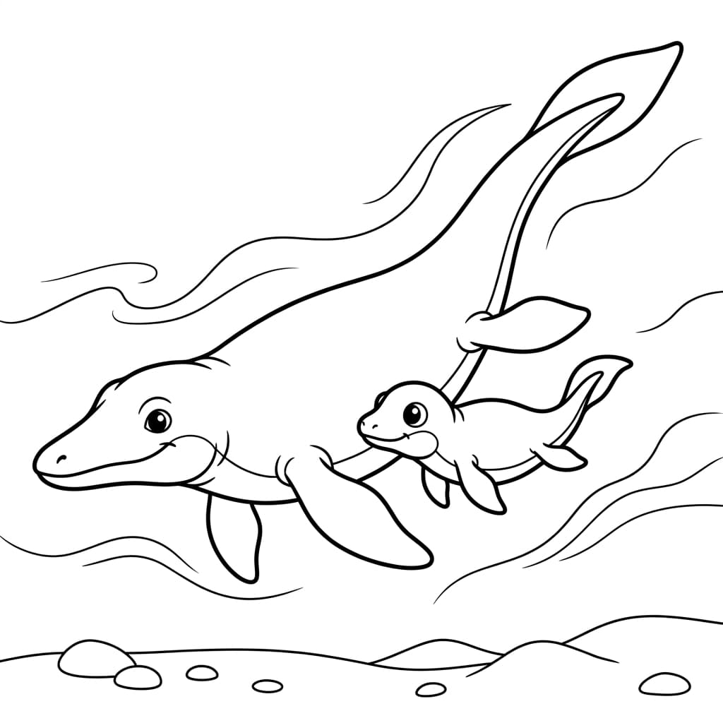 Free Printable Free Mosasaurus Facts & Coloring Pages for Kids PDF - High Resolution Sheet 4