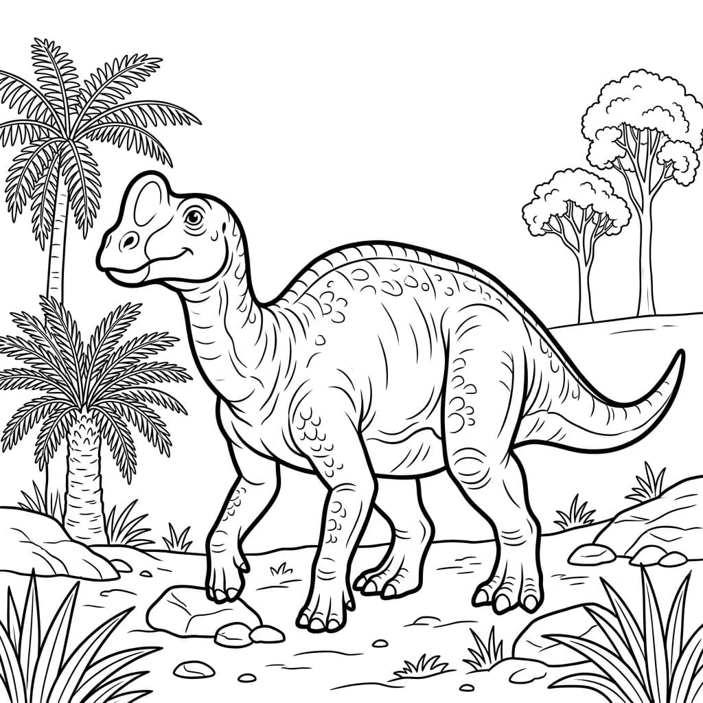 Free Printable Free Muttaburrasaurus Facts & Coloring Pages for Kids PDF - High Resolution Sheet 2