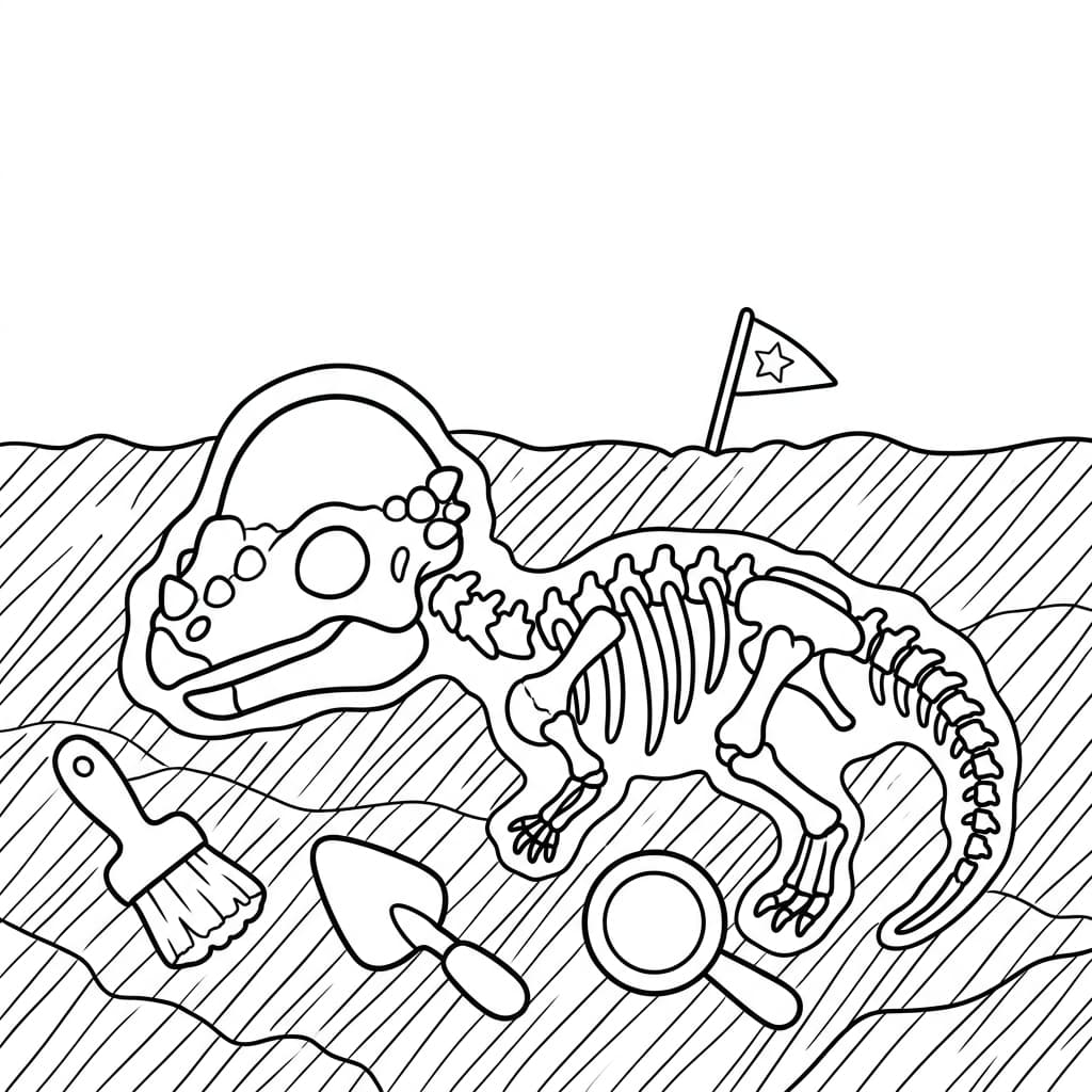 Free Printable Free Pachycephalosaurus Facts & Coloring Pages for Kids PDF - High Resolution Sheet 5
