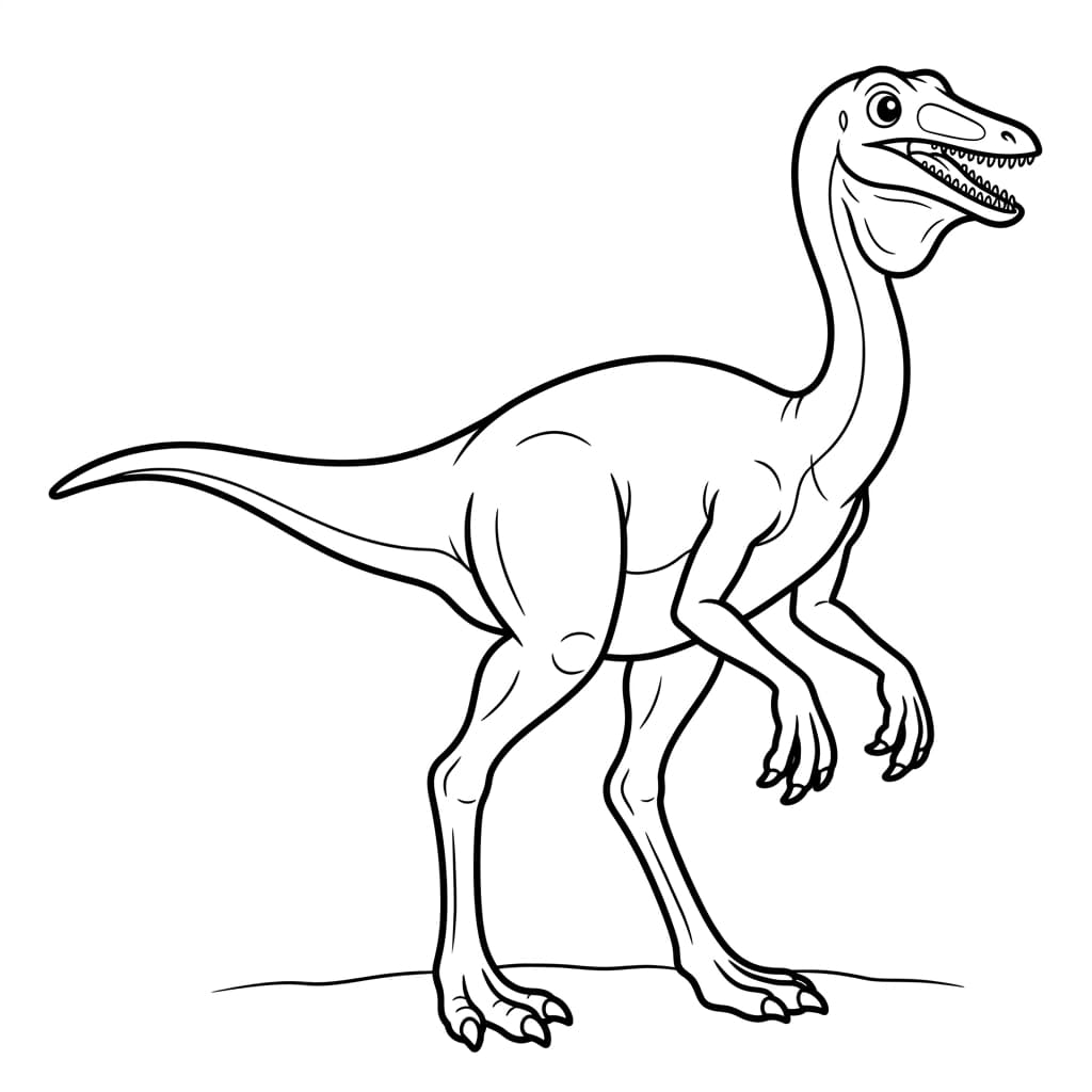 Free Printable Free Pelecanimimus Facts & Coloring Pages for Kids PDF - High Resolution Sheet 1