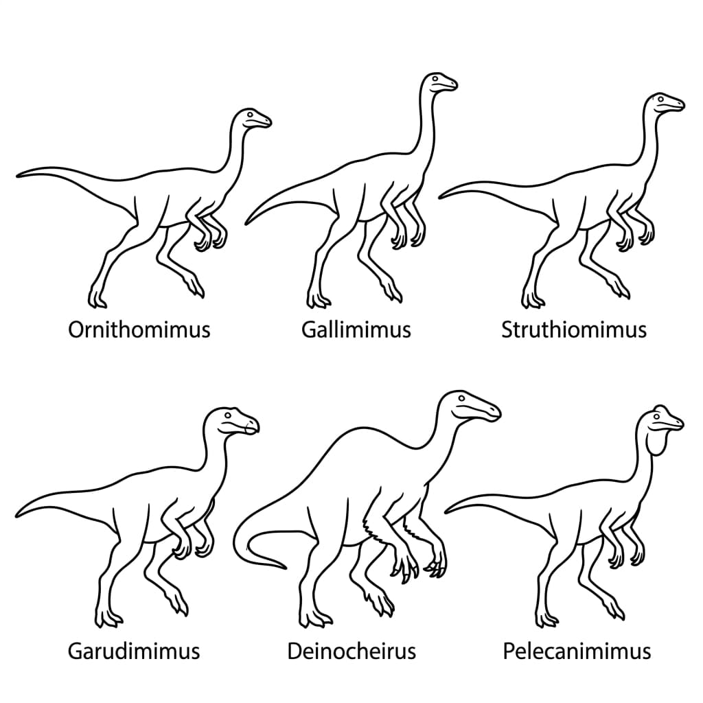 Free Printable Free Pelecanimimus Facts & Coloring Pages for Kids PDF - High Resolution Sheet 3