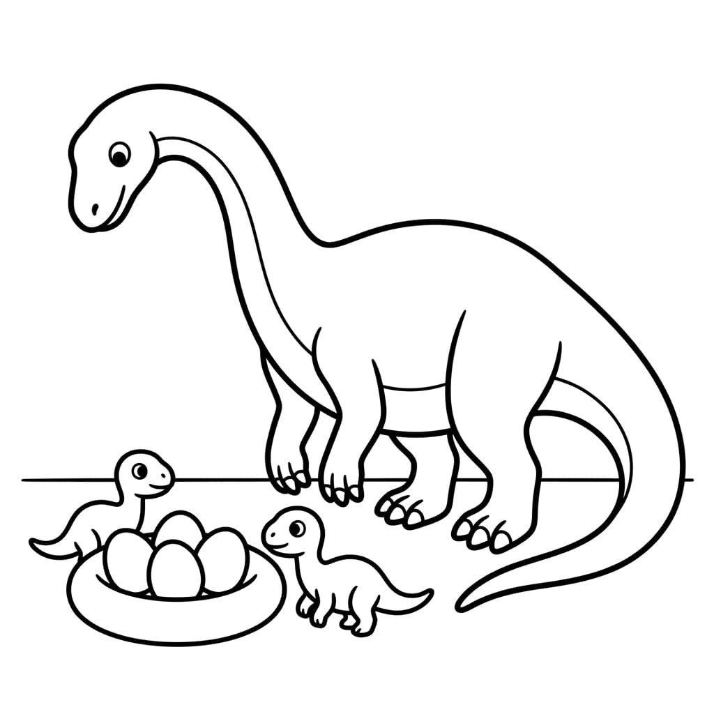 Free Printable Free Plateosaurus Facts & Coloring Pages for Kids PDF - High Resolution Sheet 4