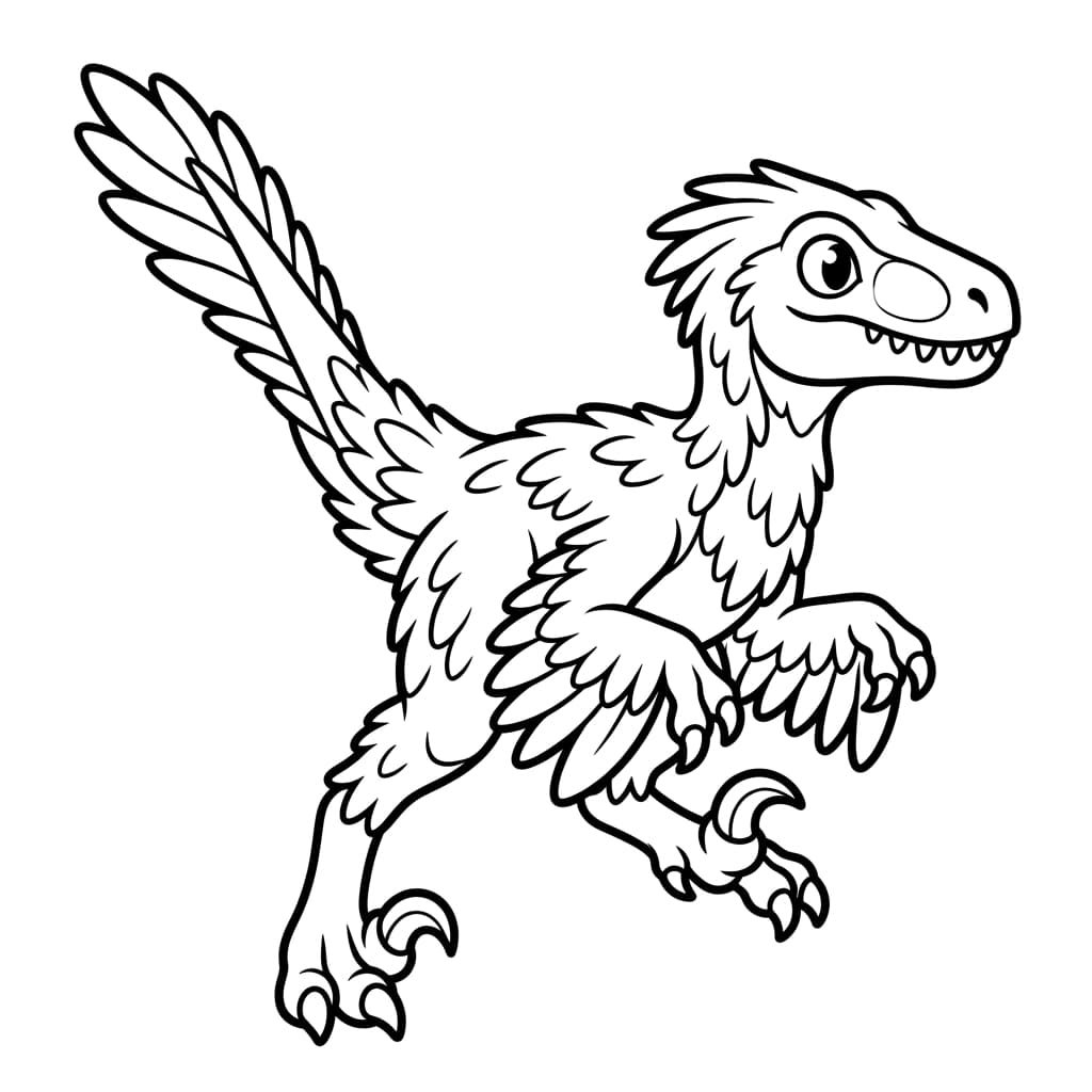 Free Printable Free Pyroraptor Facts & Coloring Pages for Kids PDF - High Resolution Sheet 1
