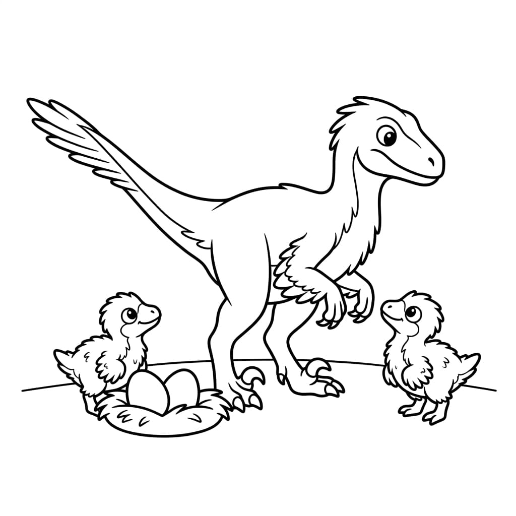 Free Printable Free Pyroraptor Facts & Coloring Pages for Kids PDF - High Resolution Sheet 4