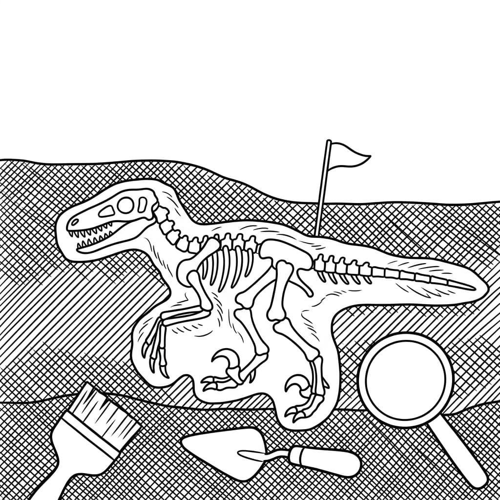Free Printable Free Pyroraptor Facts & Coloring Pages for Kids PDF - High Resolution Sheet 5