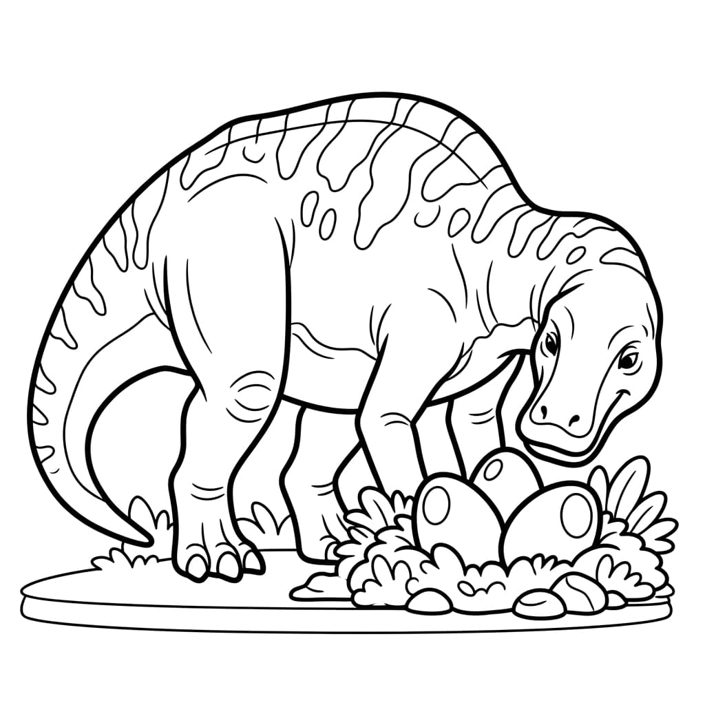 Free Printable Free Shantungosaurus Facts & Coloring Pages for Kids PDF - High Resolution Sheet 4