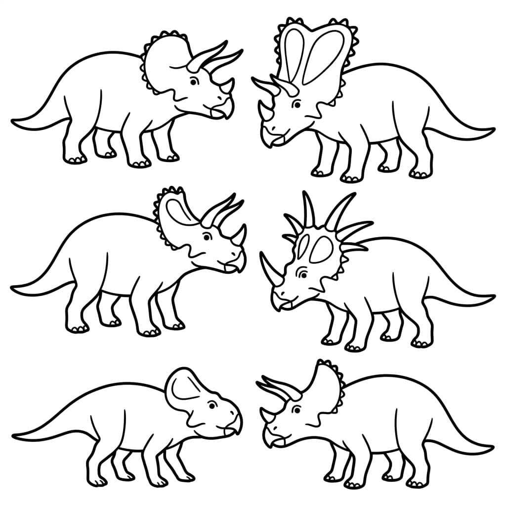 Free Printable Free Styracosaurus Facts & Coloring Pages for Kids PDF - High Resolution Sheet 3