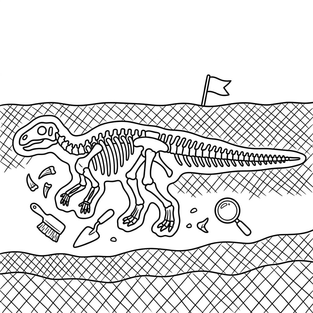 Free Printable Free Tenontosaurus Facts & Coloring Pages for Kids PDF - High Resolution Sheet 5