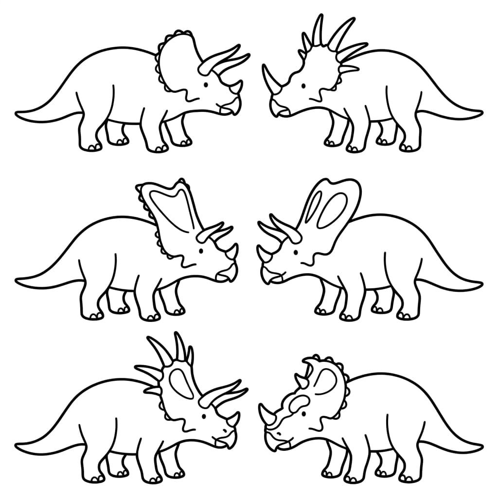 Free Printable Free Torosaurus Facts & Coloring Pages for Kids PDF - High Resolution Sheet 3