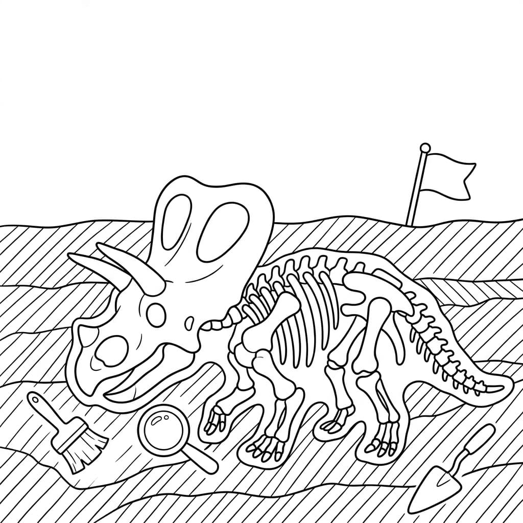 Free Printable Free Torosaurus Facts & Coloring Pages for Kids PDF - High Resolution Sheet 5