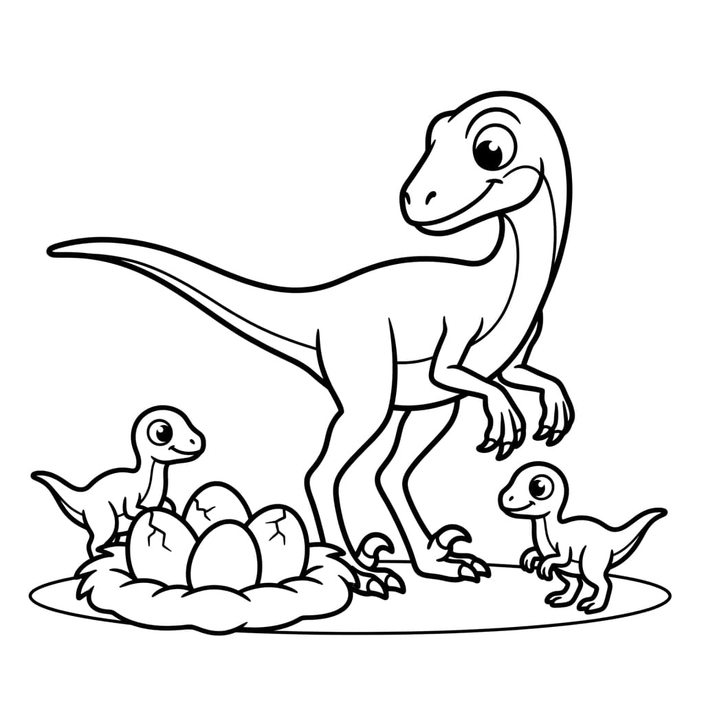 Free Printable Free Troodon Facts & Coloring Pages for Kids PDF - High Resolution Sheet 4