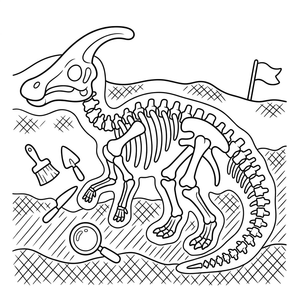 Free Printable Free Tsintaosaurus Facts & Coloring Pages for Kids PDF - High Resolution Sheet 5
