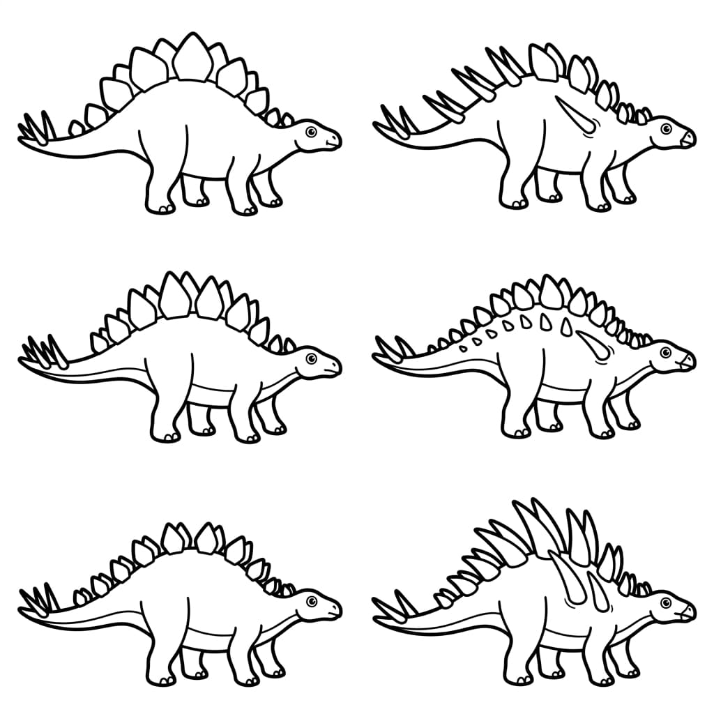 Free Printable Free Tuojiangosaurus Facts & Coloring Pages for Kids PDF - High Resolution Sheet 3
