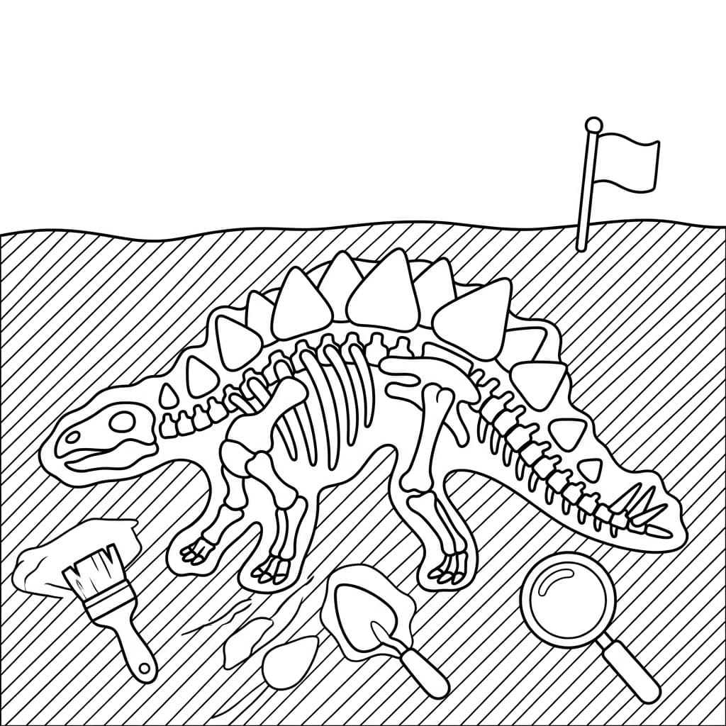 Free Printable Free Tuojiangosaurus Facts & Coloring Pages for Kids PDF - High Resolution Sheet 5