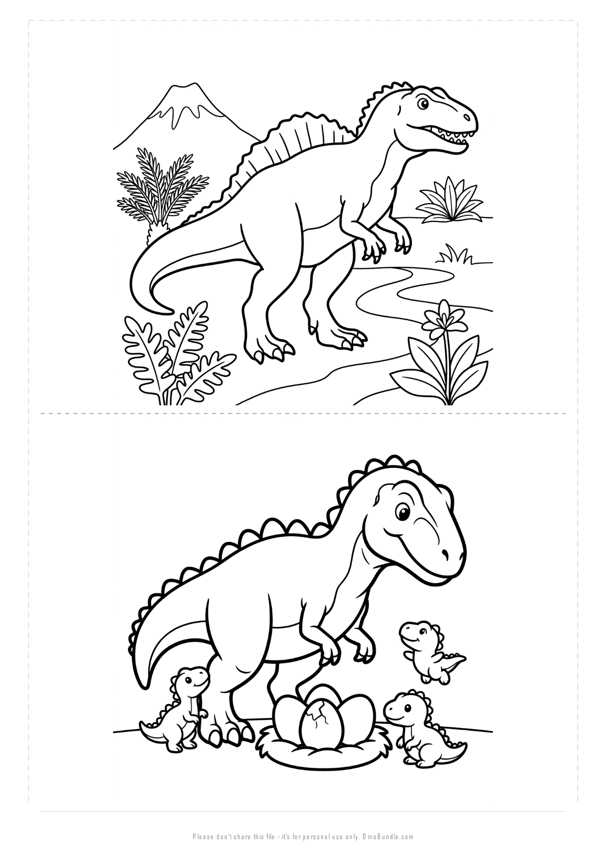 Acrocanthosaurus printable page 5