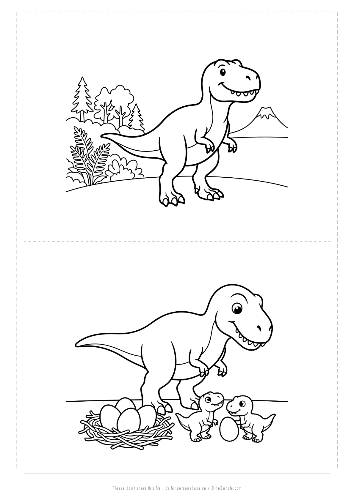 Albertosaurus printable page 5