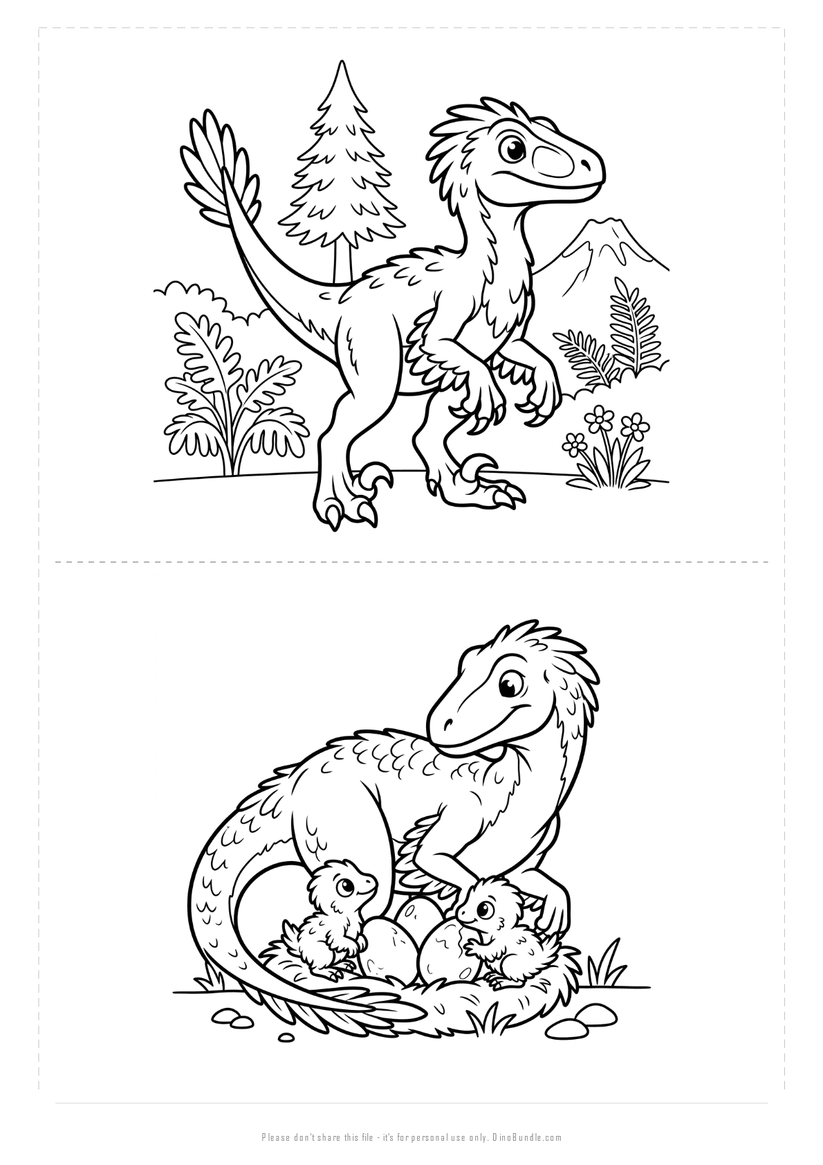 Atrociraptor printable page 5