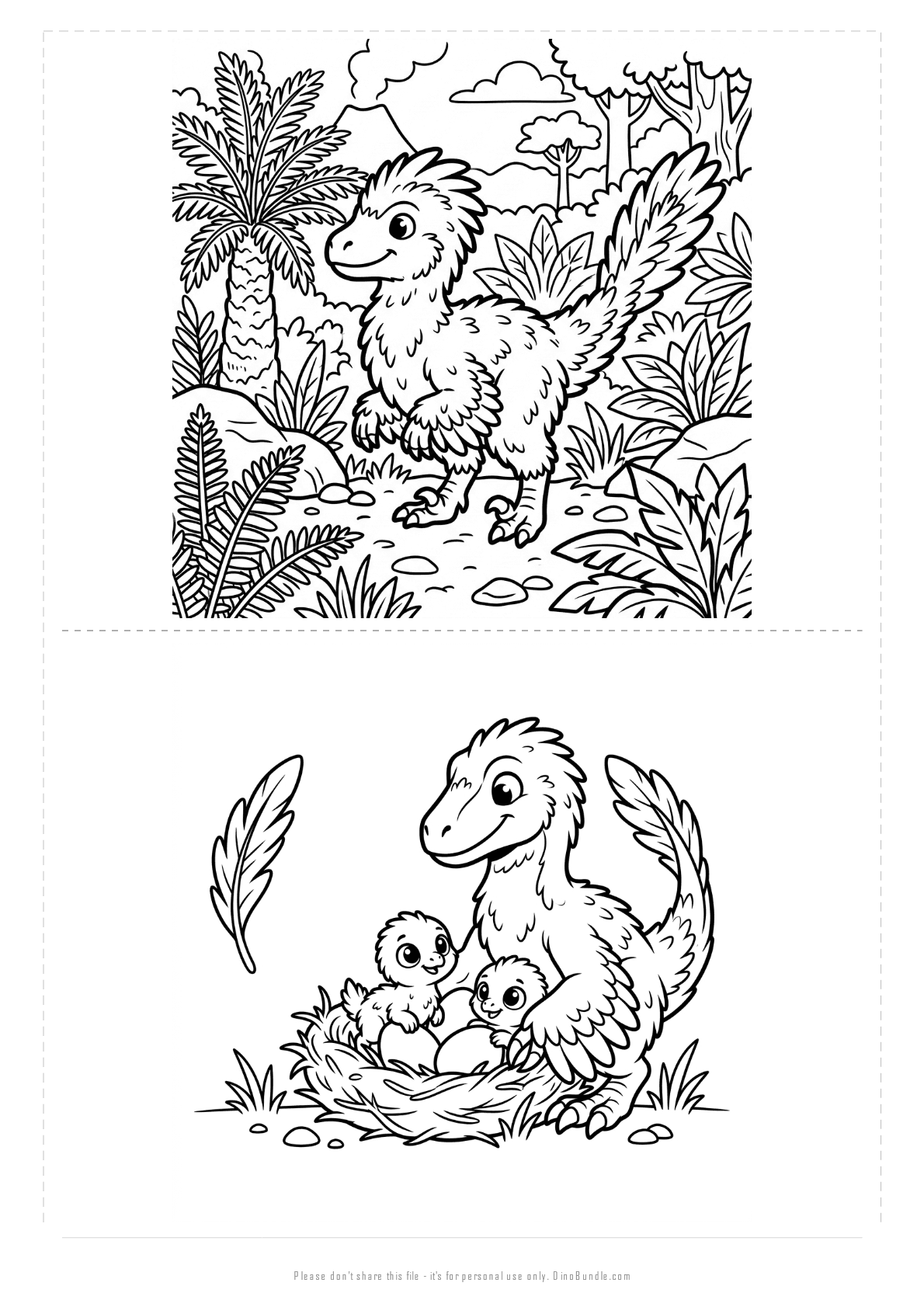 Bambiraptor printable page 5