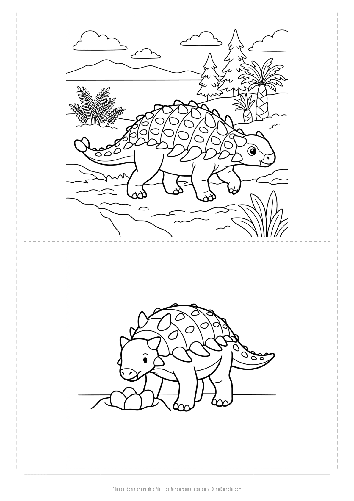 Borealopelta printable page 5
