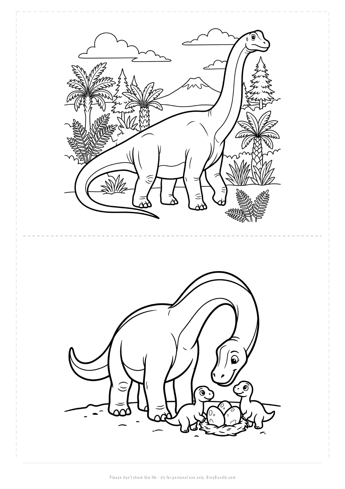 Camarasaurus printable page 5