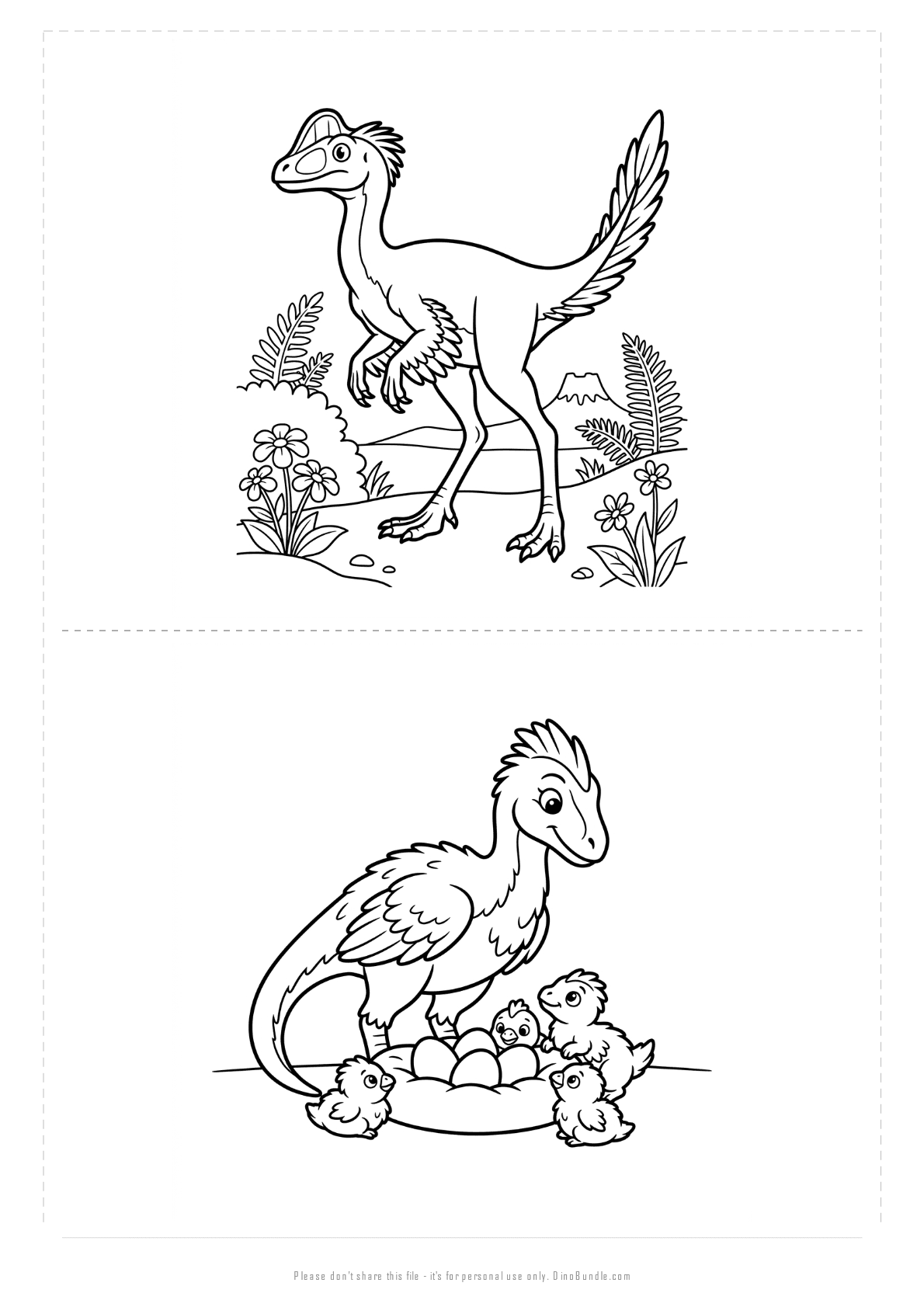 Chirostenotes printable page 5