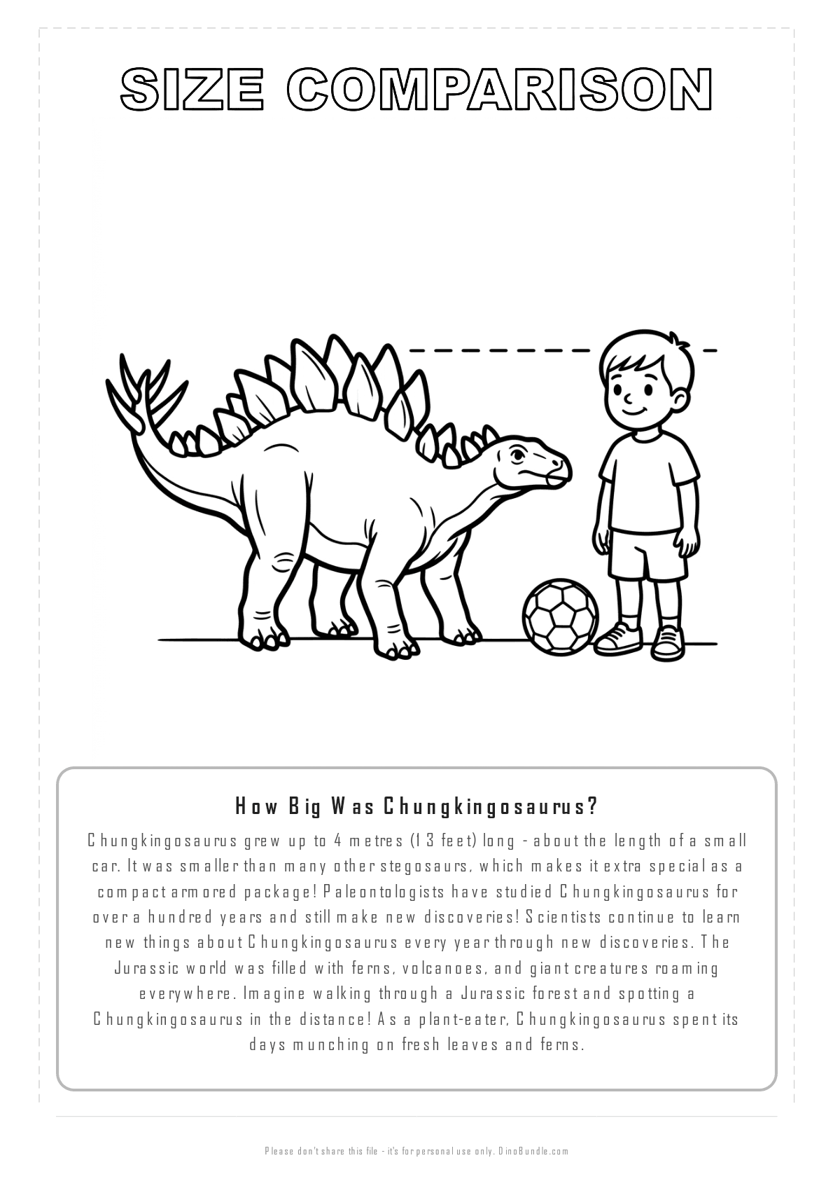 Chungkingosaurus printable page 8