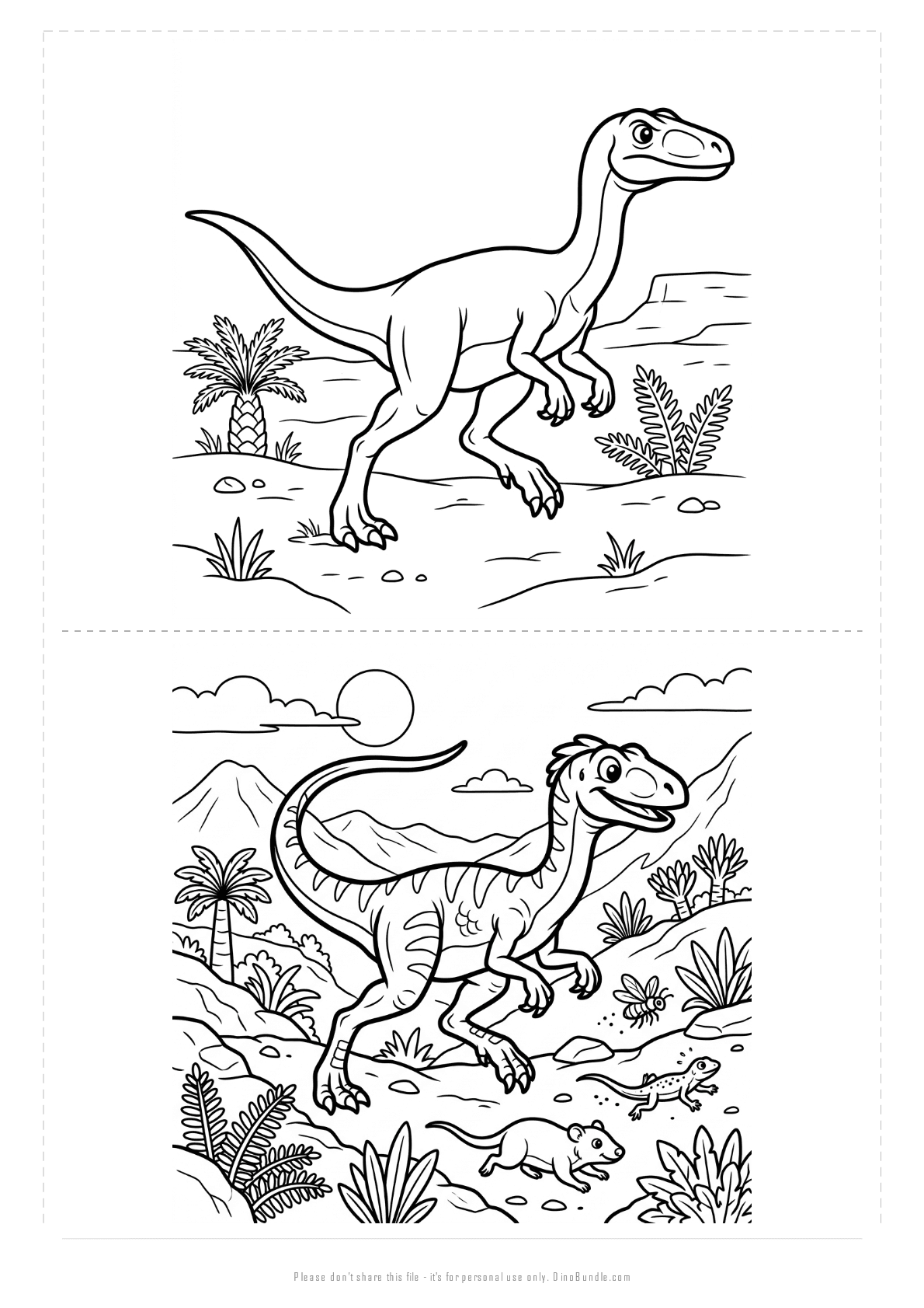 Coelophysis printable page 5
