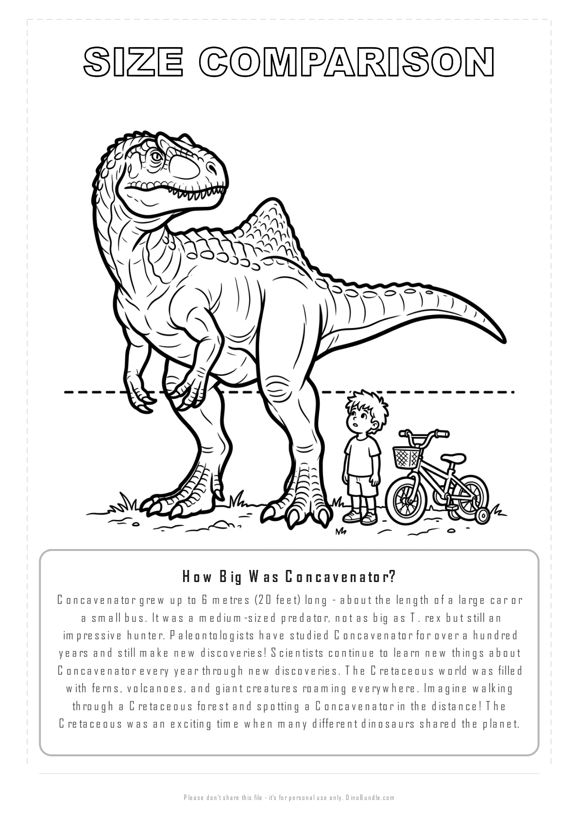 Concavenator printable page 8