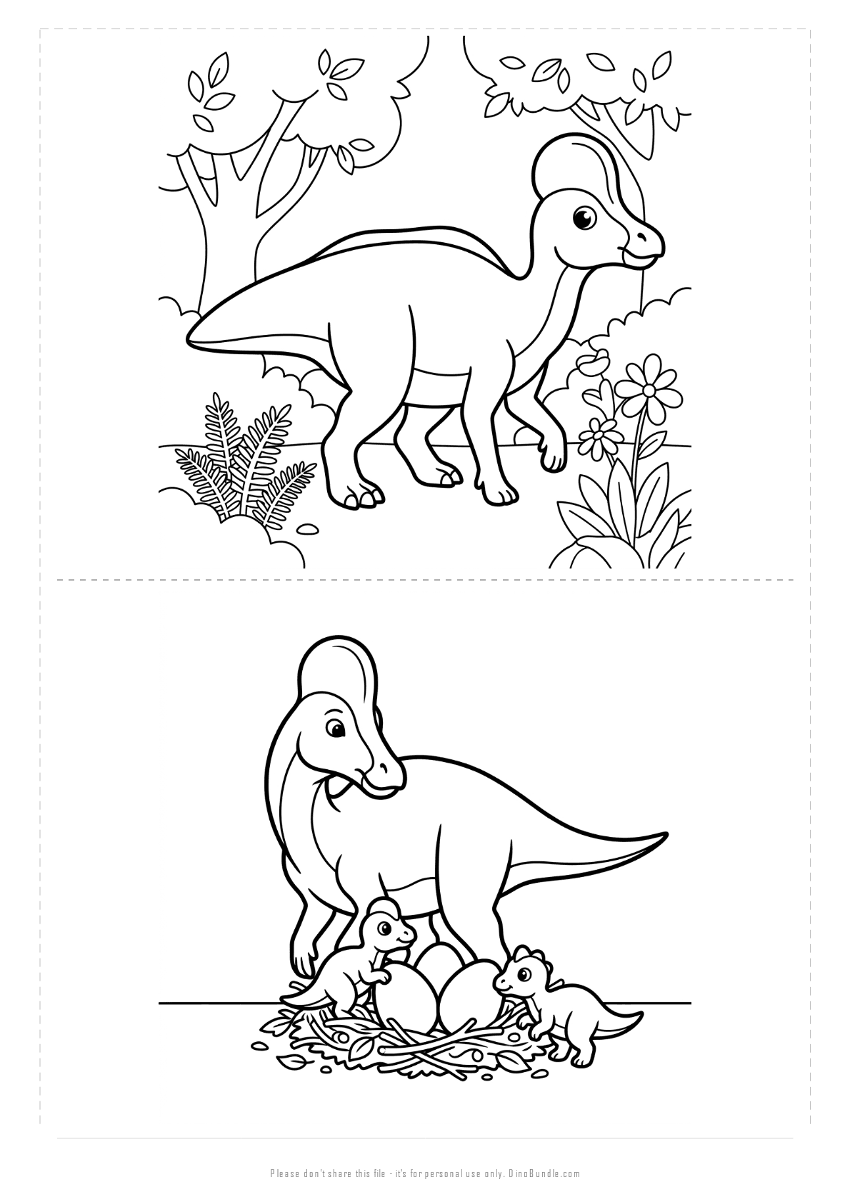 Corythosaurus printable page 5