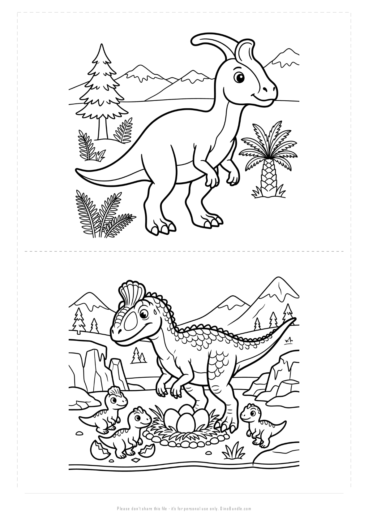 Cryolophosaurus printable page 5