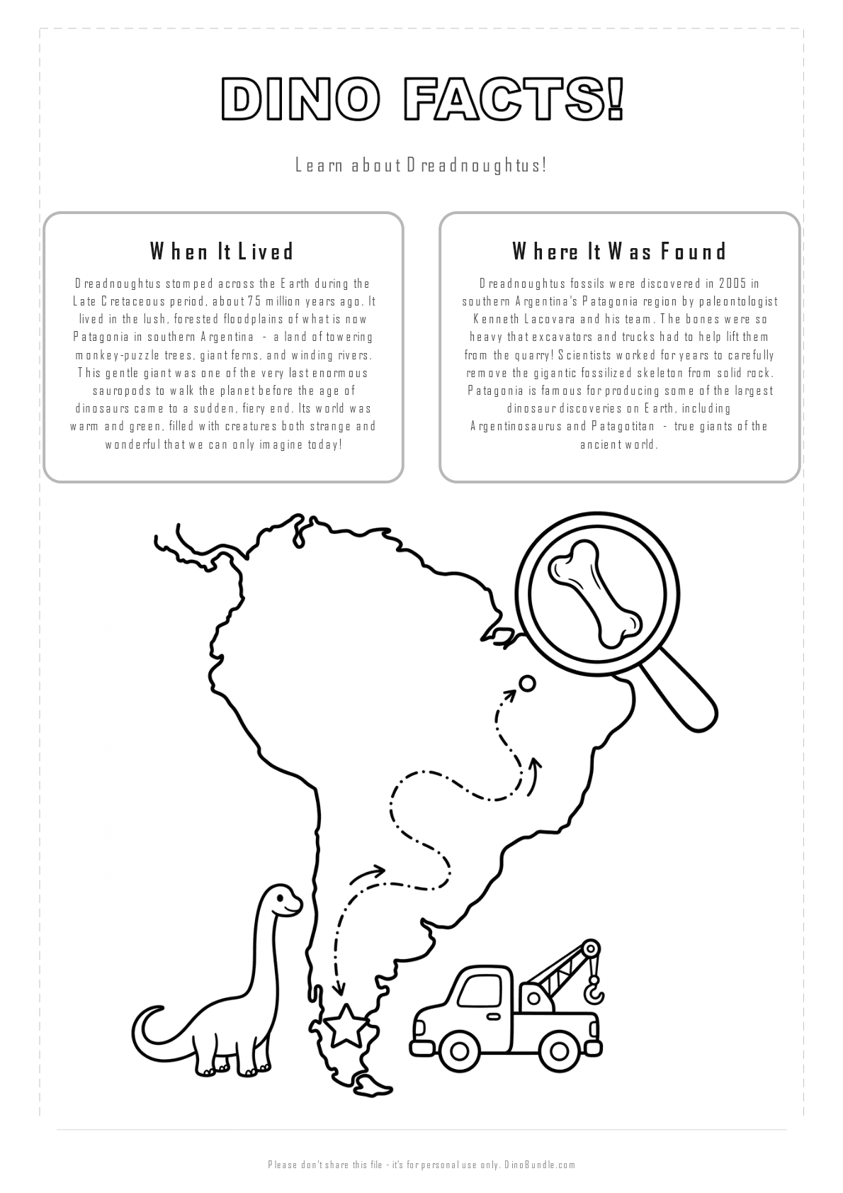 Dreadnoughtus printable page 2