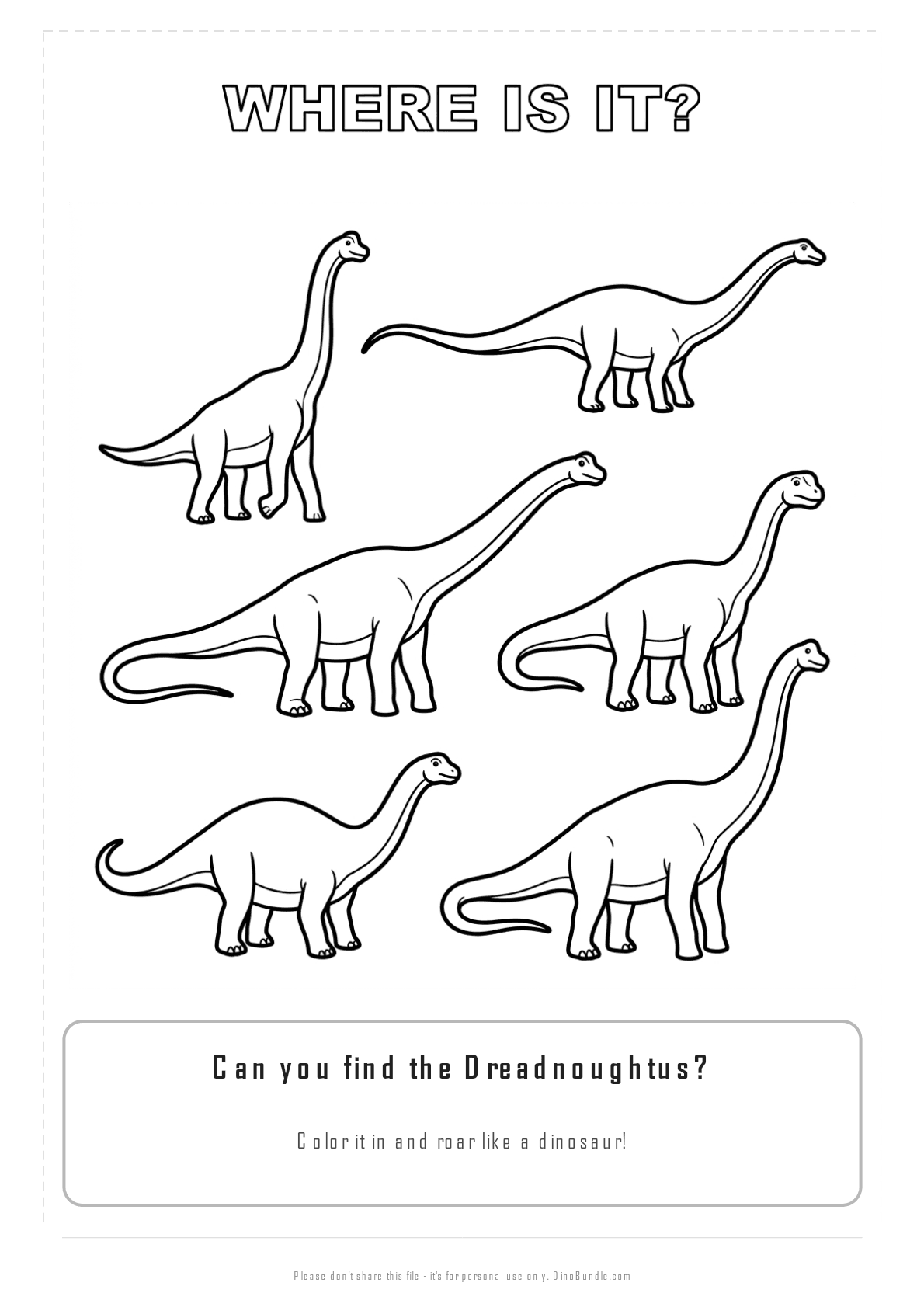Dreadnoughtus printable page 3