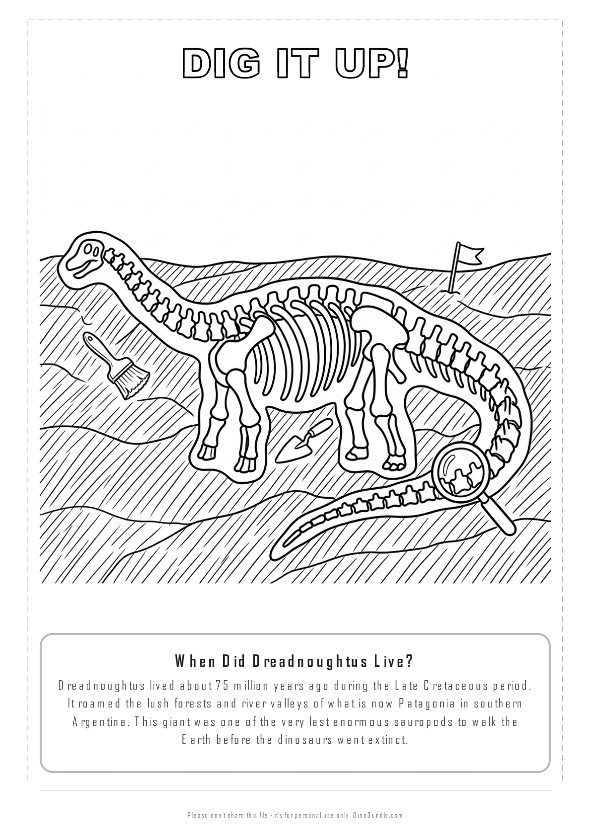 Dreadnoughtus printable page 6
