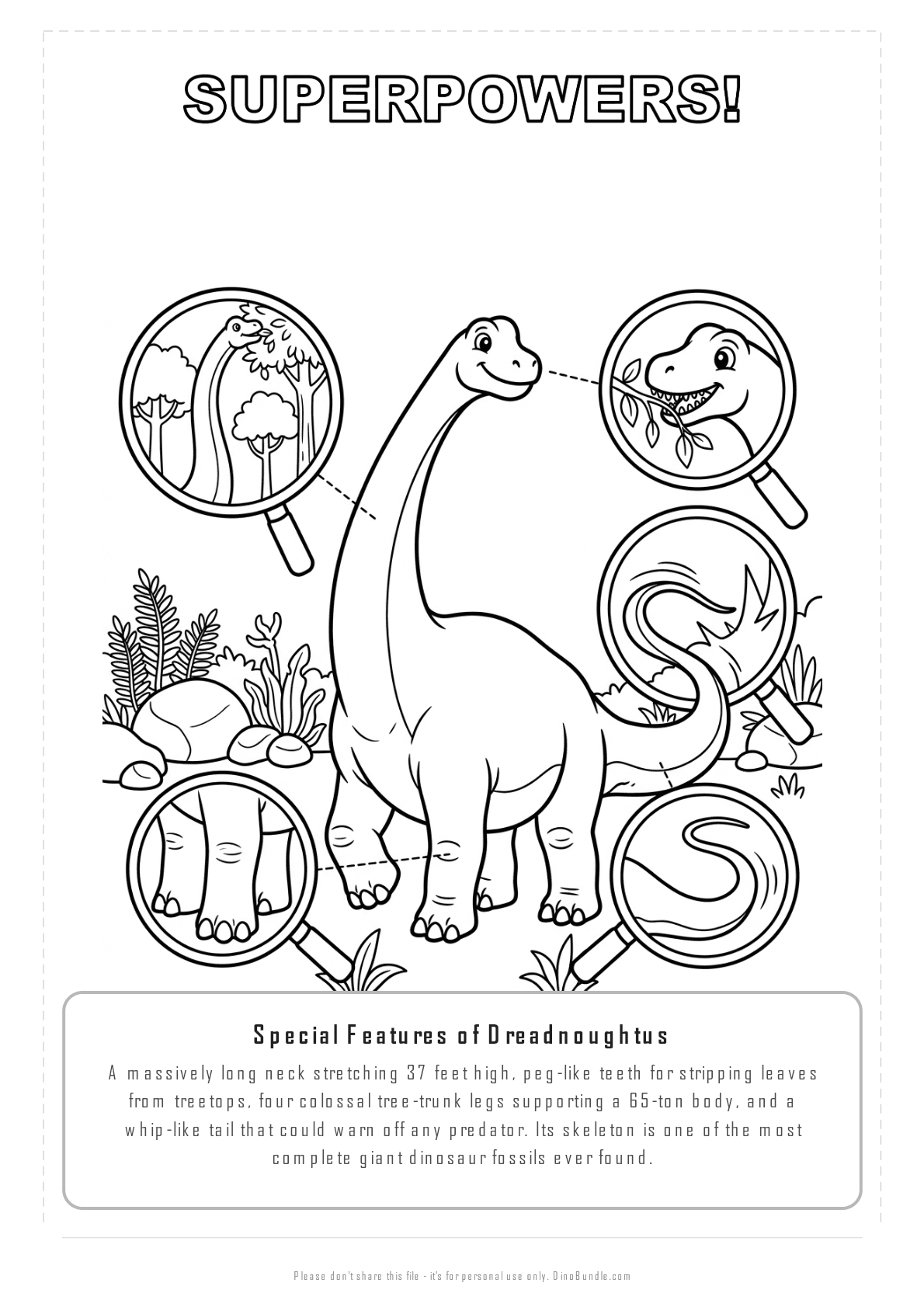 Dreadnoughtus printable page 7