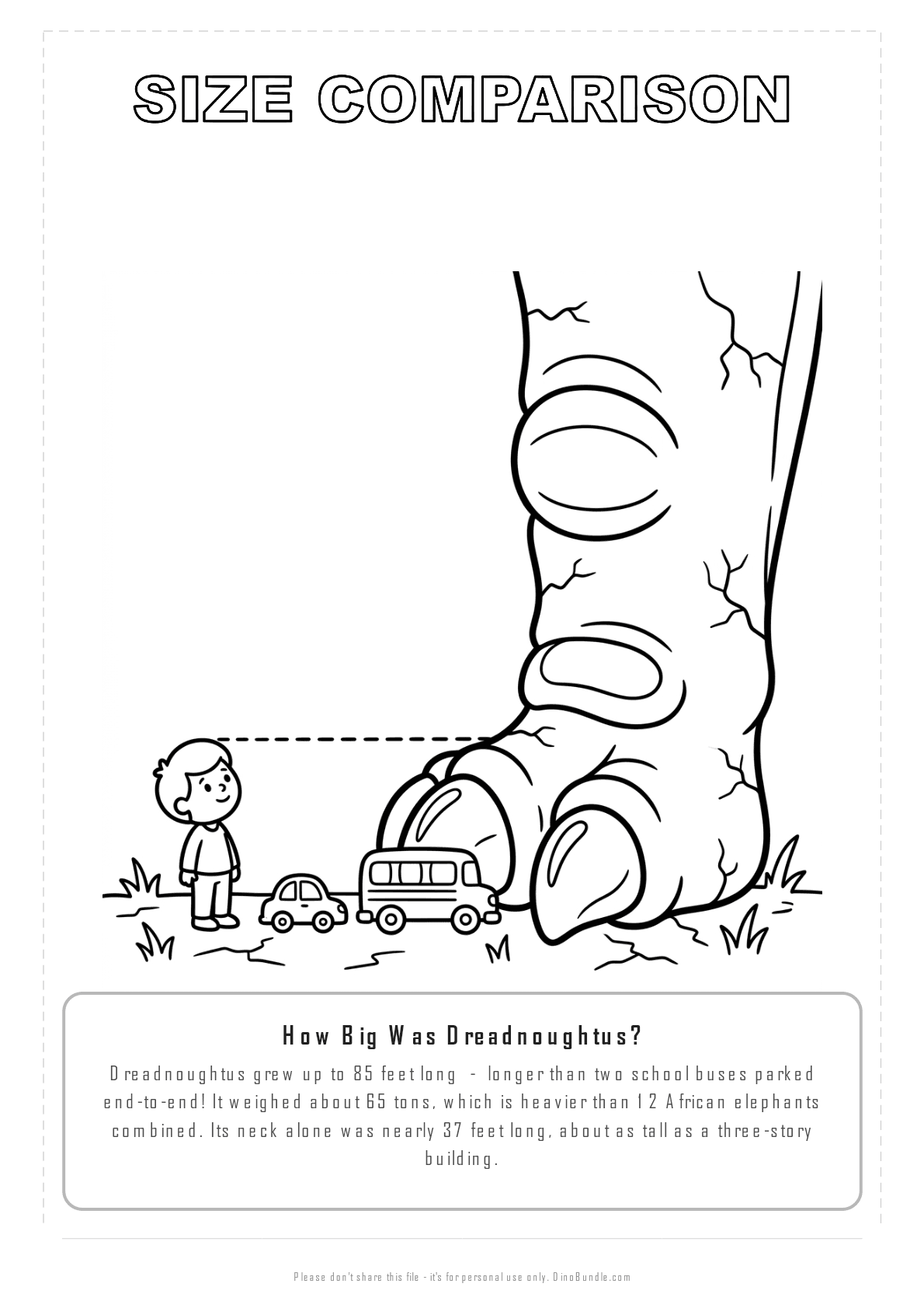Dreadnoughtus printable page 8