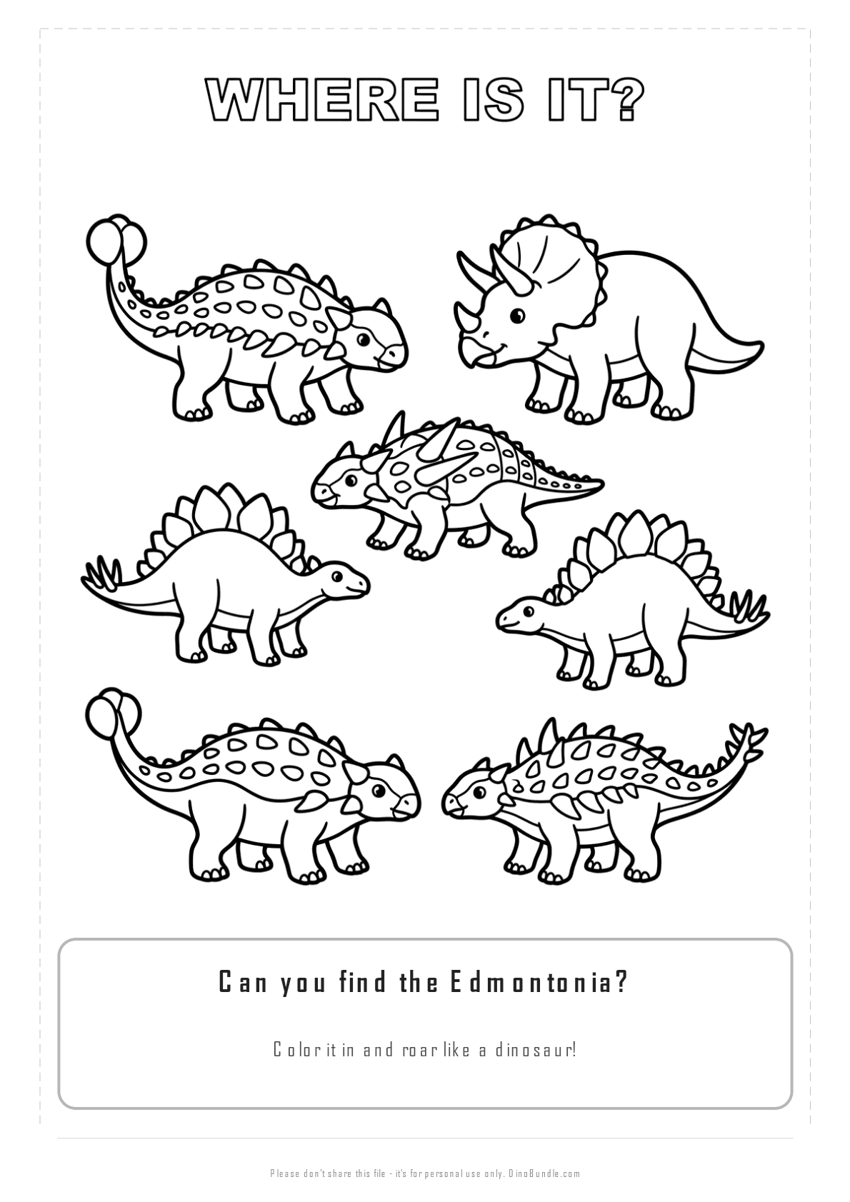 Edmontonia printable page 3