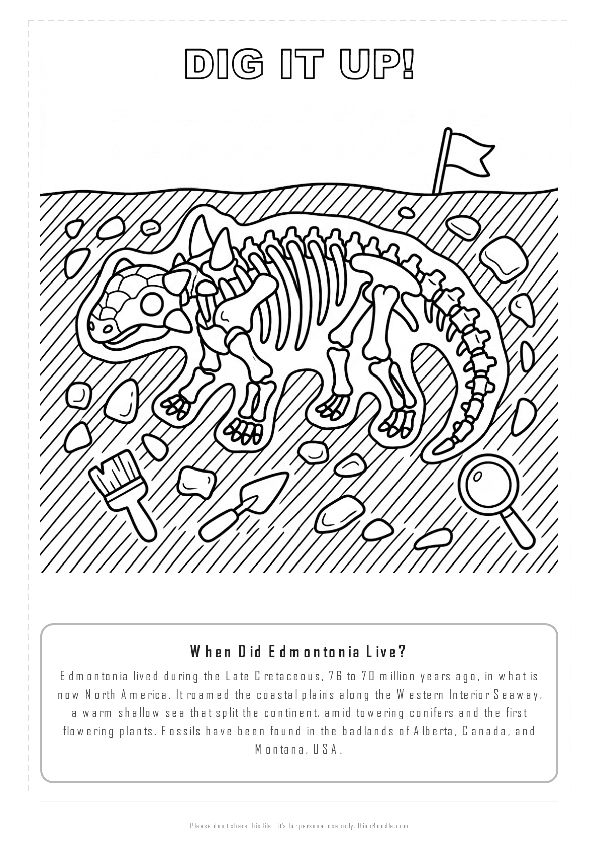 Edmontonia printable page 6
