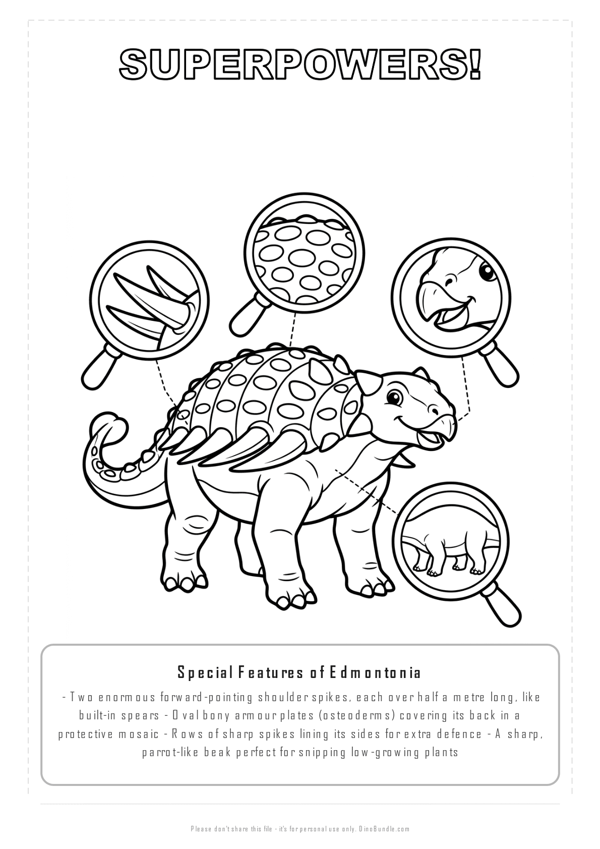 Edmontonia printable page 7