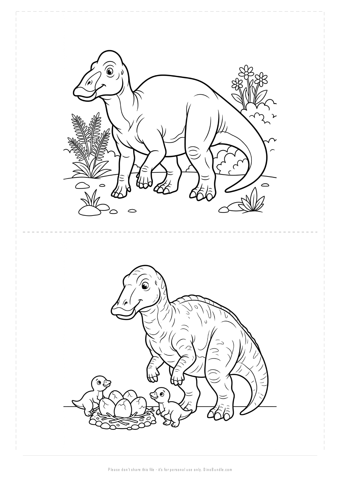 Edmontosaurus printable page 5
