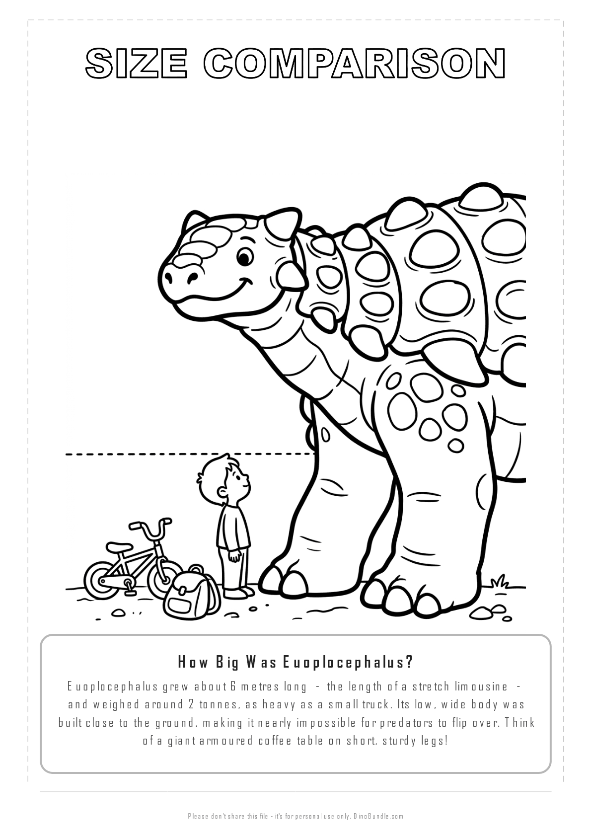 Euoplocephalus printable page 8