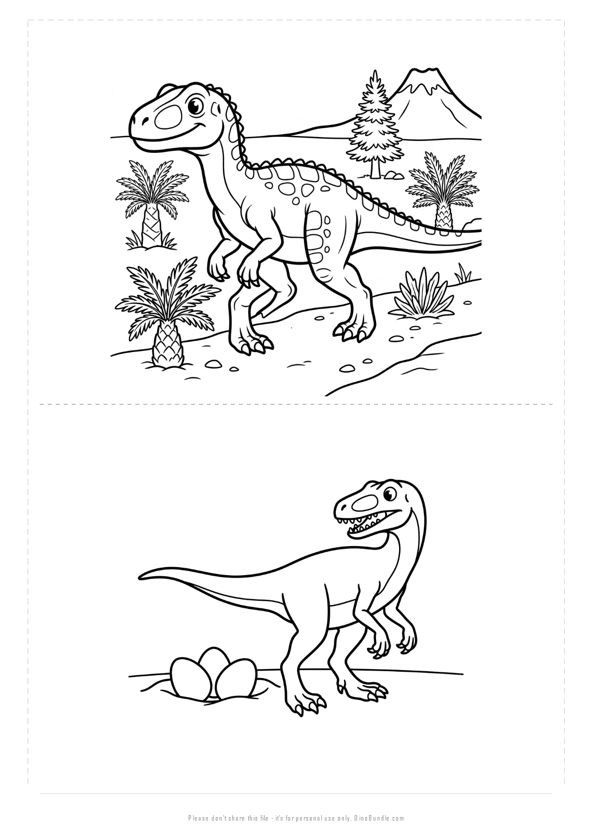 Herrerasaurus printable page 5