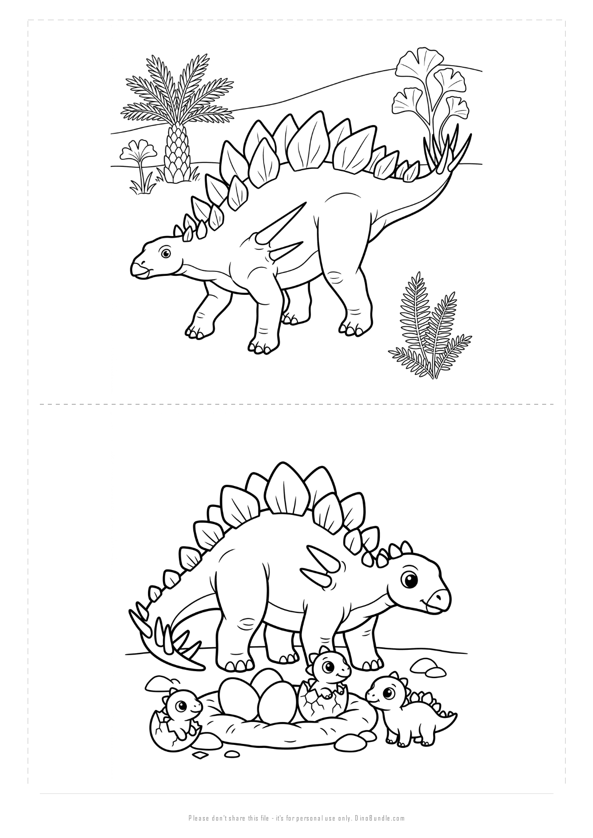 Huayangosaurus printable page 5
