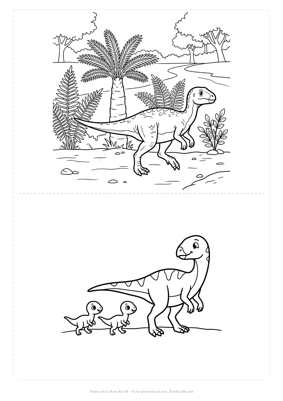 Hypsilophodon printable page 5