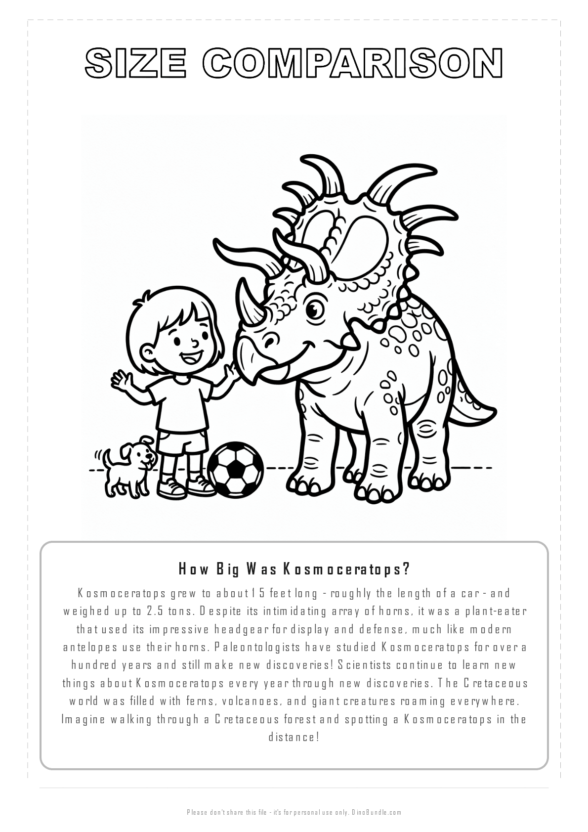Kosmoceratops printable page 8
