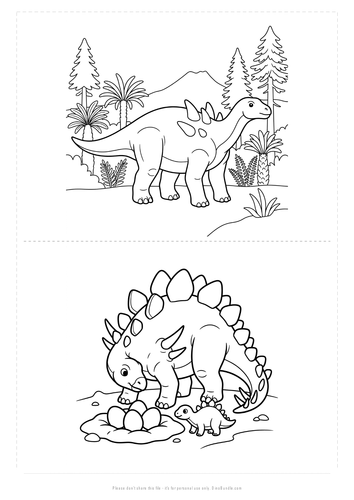 Lexovisaurus printable page 5