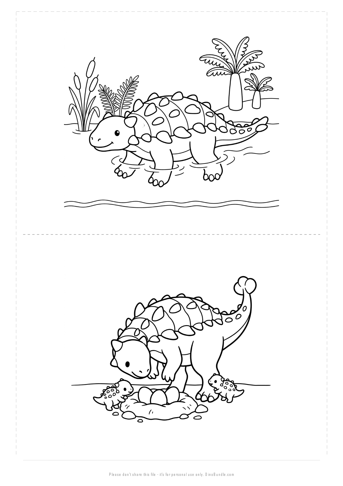 Liaoningosaurus printable page 5