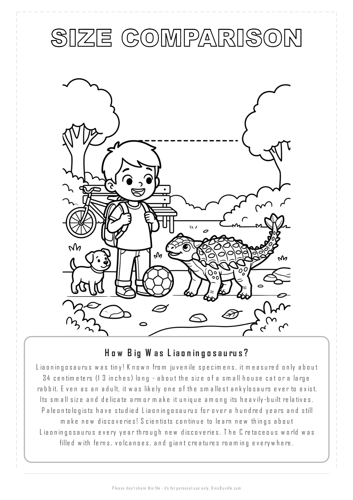 Liaoningosaurus printable page 8
