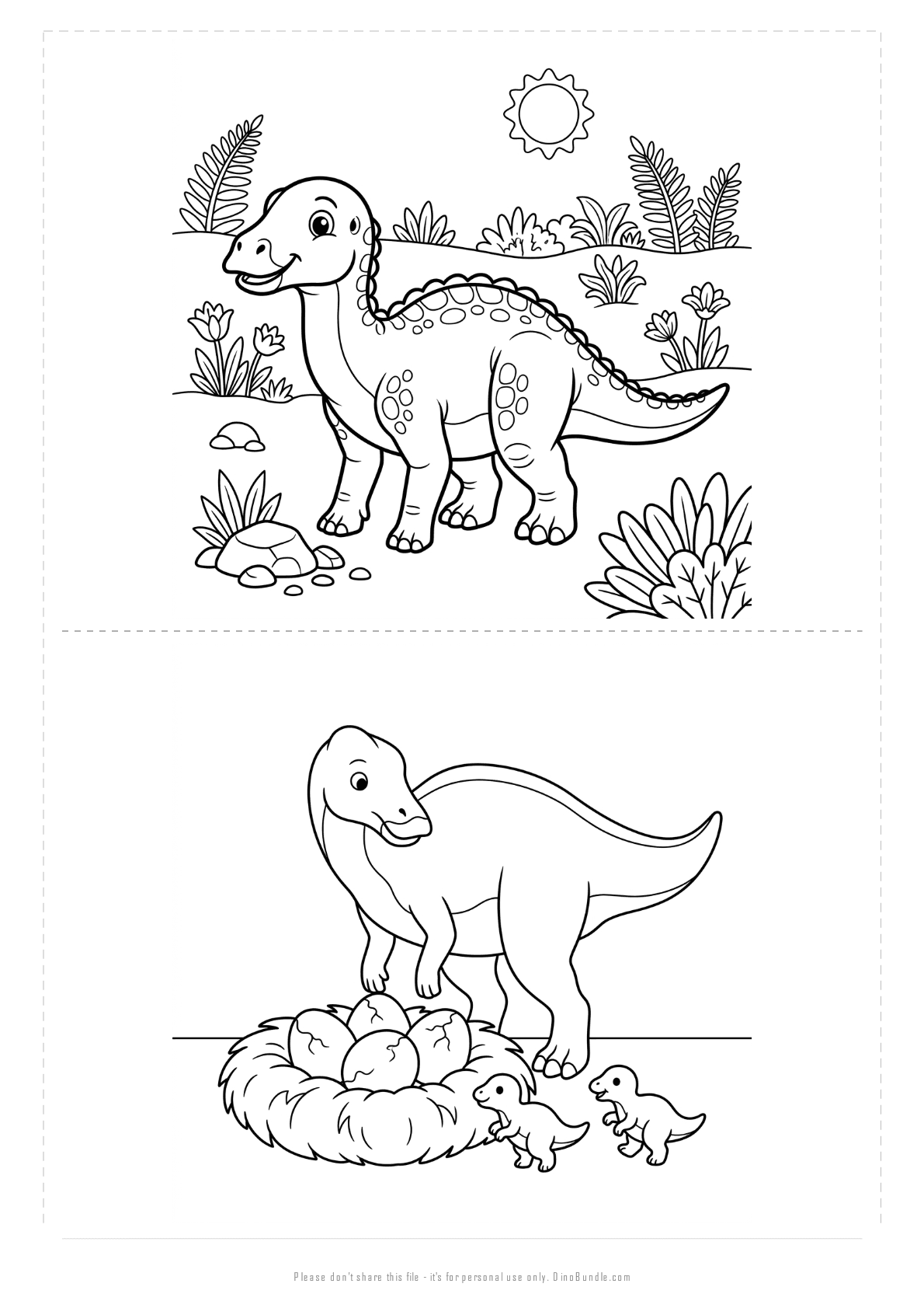 Maiasaura printable page 5