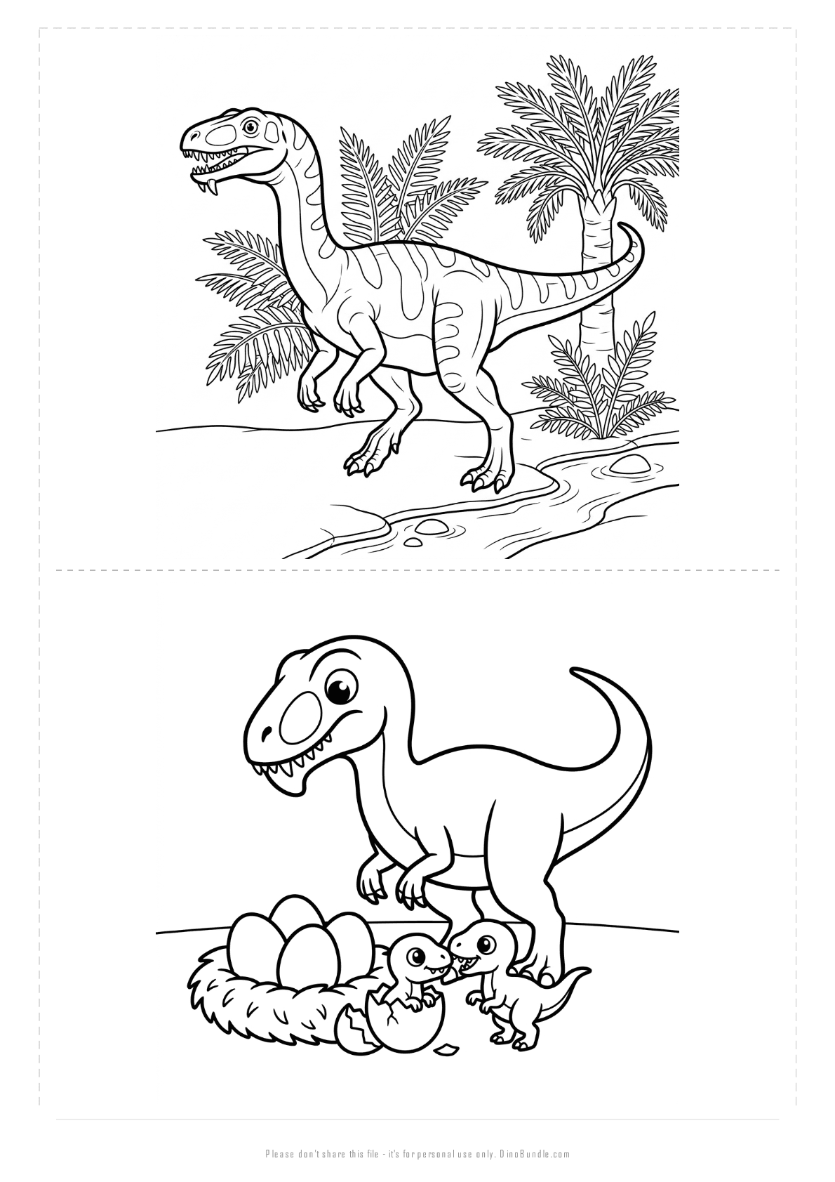 Masiakasaurus printable page 5