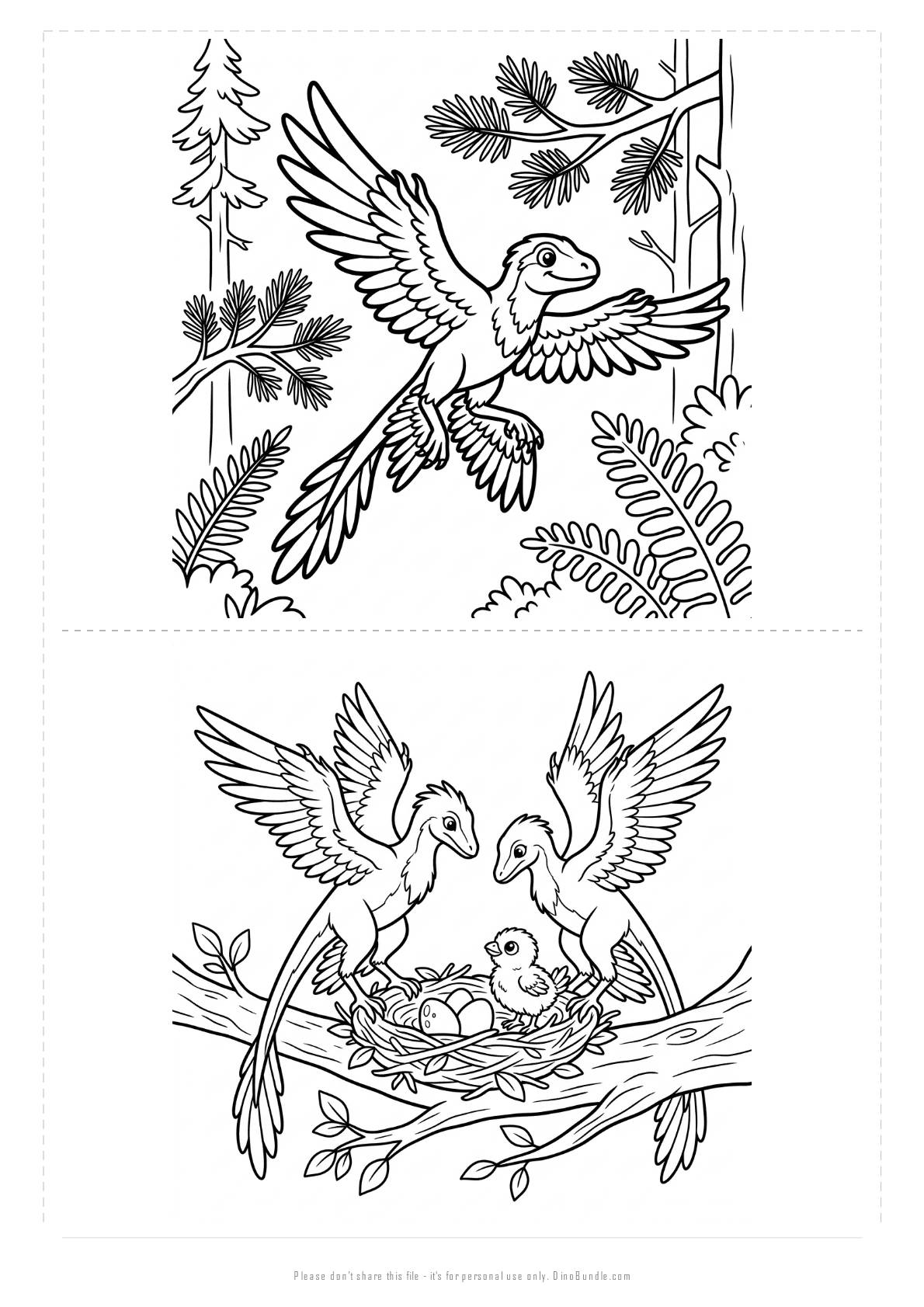 Microraptor printable page 5